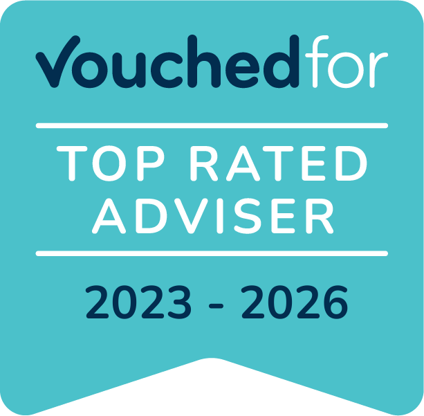 VouchedFor Top Rated Adviser 2023-2026